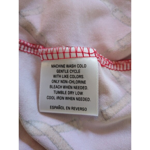 Charter Club Top Womens XL Red Brown Belts Bridle Stretch 3/4 Slve Casual Horse - Picture 8 of 10